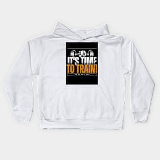 TIME TO TRAIN Kids Hoodie